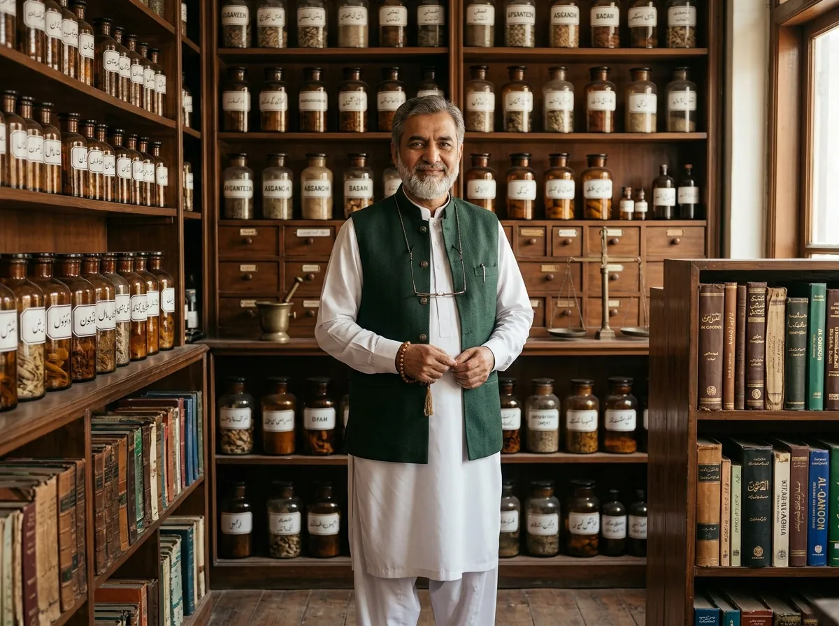 Hakim Muhammad Tariq, B.U.M.S, F.T.J (Fazil-ut-Tibb wal Jarahat)